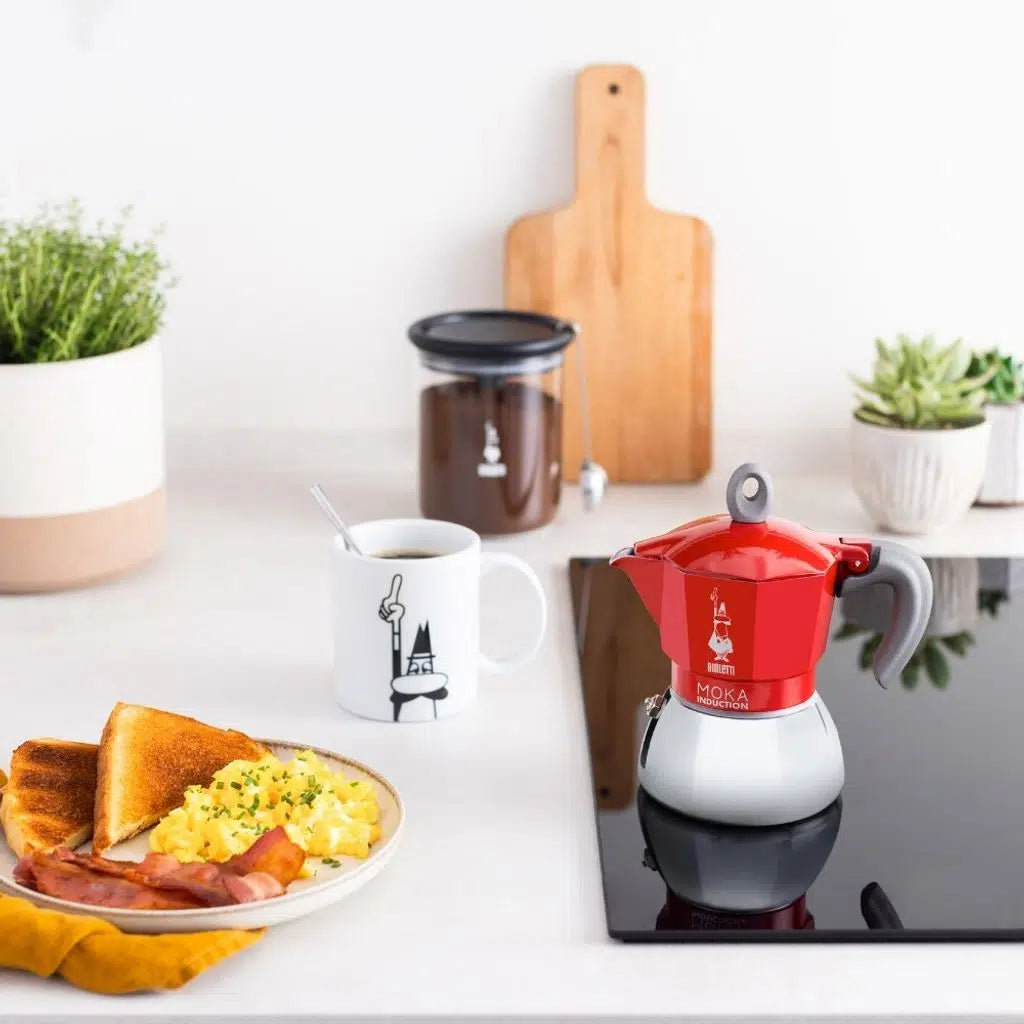 Bialetti İndüksiyon Mokapot Kırmızı (4 cup)